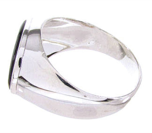 Silver Native American Village Design Ring Size 12-1/2 AW67244