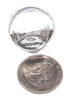 Silver Native American Village Design Ring Size 12-1/2 AW67244