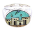 Multicolor Native American Village Design Ring Size 12-1/2 AW67269