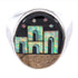 Multicolor Native American Design Silver Ring Size 10-1/4 YS67015