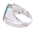 Silver Multicolor Native American Design Ring Size 11-1/2 YS67022