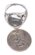 Silver Multicolor Native American Design Ring Size 11-1/2 YS67022