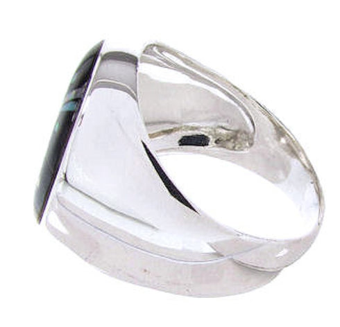 Multicolor Native American Design Jewelry Ring Size 10-1/2 YS67028