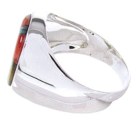 Native American Design Jewelry Multicolor Ring Size 12-1/2 YS67057