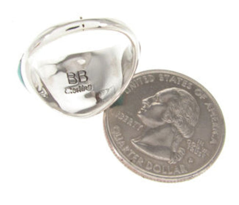 Southwest Turquoise Multicolor Inlay Ring Size 7-3/4 YS58439