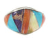 Southwestern Multicolor Inlay Ring Size 8 YS58454