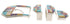 Turquoise Multicolor Inlay Sterling Silver Ranger Belt Buckle RS39349