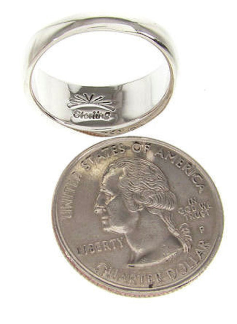 Southwest Opal Inlay Silver Ring Size 7-1/2 TX42395