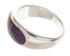 Sterling Silver Multicolor Ring Southwest Jewelry Size 6-3/4 IS58301
