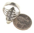 Southwest Authentic Silver Multicolor Ring Size 8-3/4 GS58779