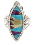 Turquoise Southwest Jewelry Multicolor Ring Size 5-3/4 GS58939