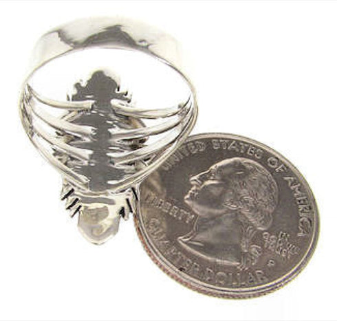 Turquoise Southwest Jewelry Multicolor Ring Size 5-3/4 GS58939