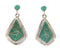 Southwestern Sterling Silver Turquoise Earrings IS59020
