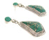 Southwestern Sterling Silver Turquoise Earrings IS59020