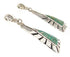 Southwest Sterling Silver Turquoise Dangle Earrings OS58561