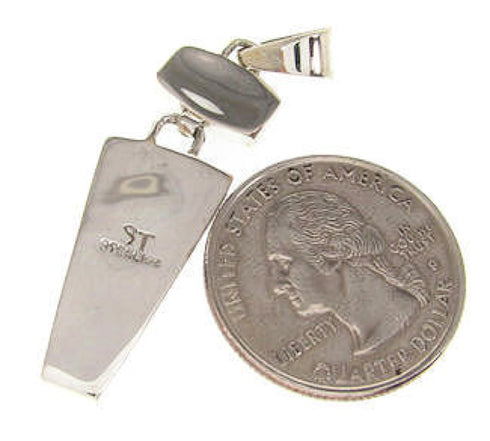 Sterling Silver Turquoise Slide Pendant OS58402