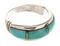 Sterling Silver Southwestern Turquoise Opal Ring Size 6-3/4 PS58028