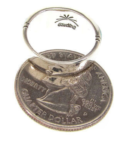 Sterling Silver Southwestern Turquoise Opal Ring Size 6-3/4 PS58028