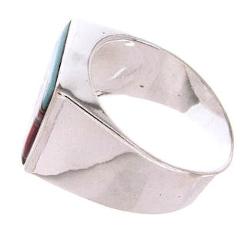 Native American Design Multicolor Jewelry Ring Size 9-3/4 YS66861