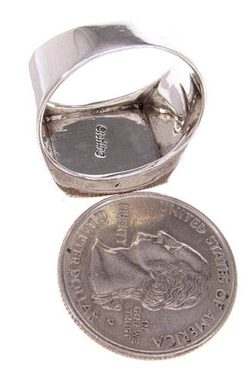 Native American Design Multicolor Jewelry Ring Size 9-3/4 YS66861