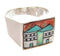 Multicolor Native American Design Jewelry Ring Size 12-3/4 YS66876