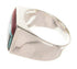 Multicolor Native American Design Silver Ring Size 10-1/4 YS66912