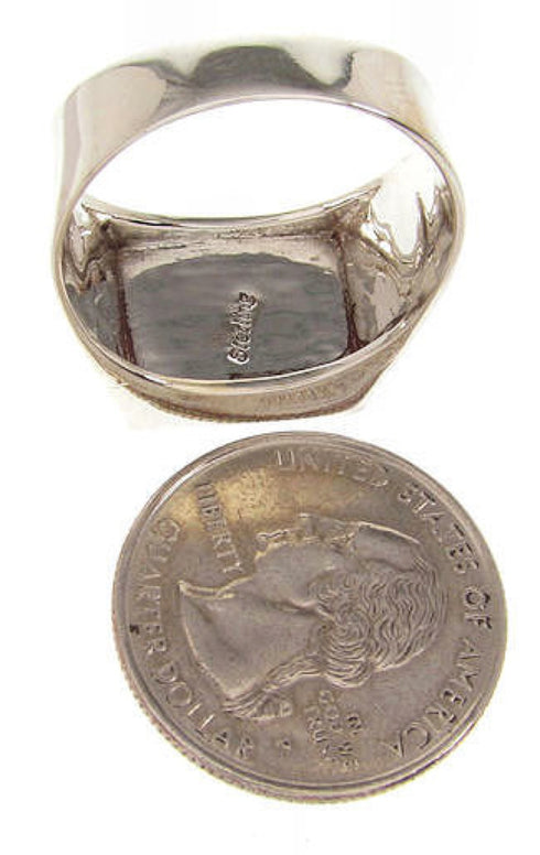 Native American Design Silver Multicolor Ring Size 12-1/2 YS66793