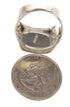 Silver Multicolor Native American Design Ring Size 9-3/4 YS66848