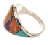 Multicolor Southwest Sterling Silver Ring Size 5-3/4 CS59450