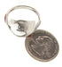 Southwest Opal Red Oyster Shell Silver Ring Size 8-3/4 CS59518