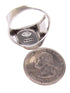 Multicolor Silver Native American Design Ring Size 11-1/2 YS64554