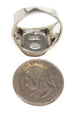 Silver Native American Design Multicolor Ring Size 11-1/2 YS64578