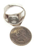 Native American Design Silver Multicolor Ring Size 11-1/4 YS64566