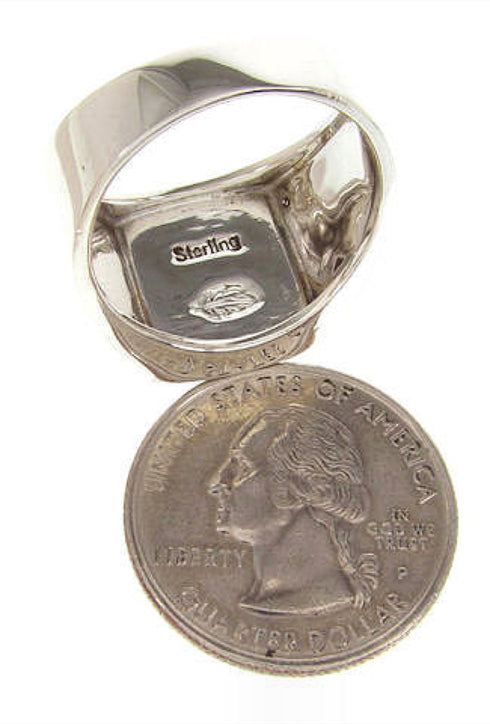 Multicolor Native American Design Jewelry Ring Size 11-1/4 YS64624