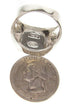 Multicolor Native American Design Silver Ring Size 12-1/4 YS64630