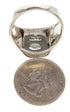 Silver Multicolor Native American Design Ring Size 9-1/2 YS64597
