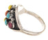 Multicolor Southwestern Sterling Silver Ring Size 5 PS58079