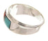 Multicolor Inlay Sterling Silver Southwestern Ring Size 5-1/2 PS58306