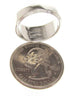 Multicolor Inlay Silver Southwestern Ring Size 7-3/4 PS58126