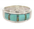 Turquoise Opal Inlay Southwestern Ring Size 7-3/4 PS58460