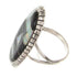 Black Jade Opal Silver Southwest Jewelry Ring Size 7-3/4 YS59319