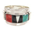 Multicolor And Sterling Silver Ring Size 8-1/4 XS57912
