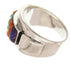Multicolor Southwest Sterling Silver Ring Size 7-1/4 XS58040