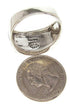 Silver Multicolor Native American Design Ring Size 12-1/4 YS67219