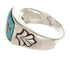 Native American Design Silver Multicolor Ring Size 12-1/4 YS67250