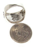 Native American Design Multicolor Silver Ring Size 11-1/2 YS67267