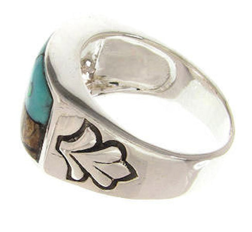 Native American Design Multicolor Jewelry Ring Size 9-3/4 YS67276