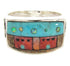 Native American Design Multicolor Jewelry Ring Size 9-3/4 YS67284