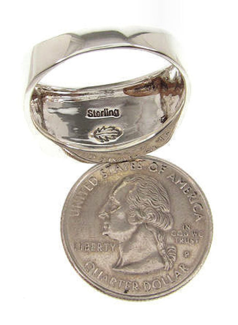 Native American Design Jewelry Multicolor Ring Size 12-3/4 YS67286