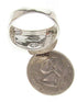 Native American Design Jewelry Multicolor Ring Size 9-3/4 YS67292
